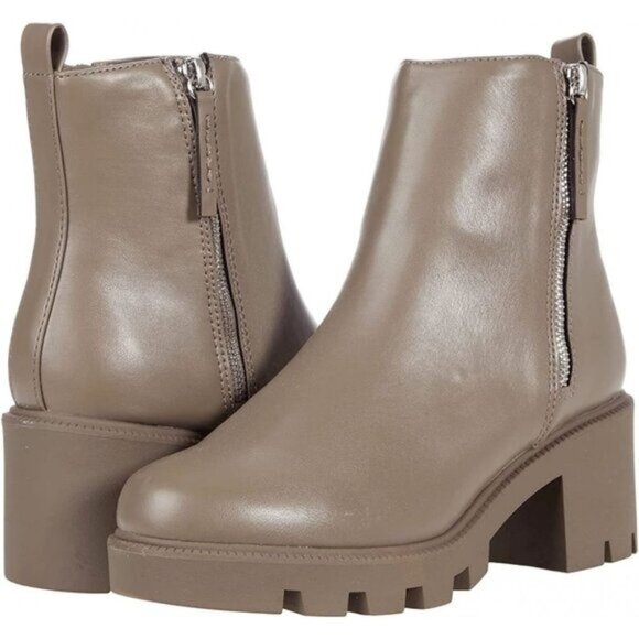 Dolce Vita Nicola Taupe Booties - Picture 1 of 4